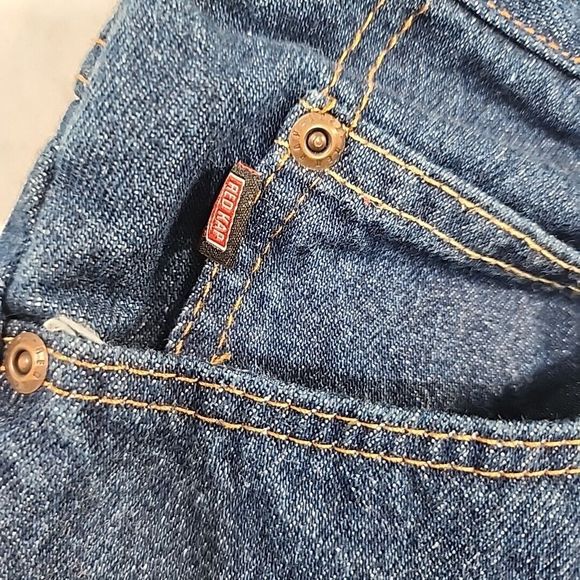 Vintage Red Kap Jeans Mens size 32x30 Wide Leg Baggy Workwear Western Rockabilly - Picture 4 of 9